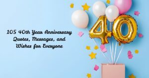 40th anniversary wishes
