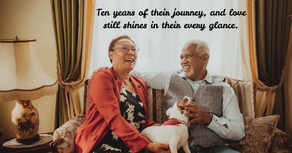 Heartfelt 10th Anniversary Wishes for Friends or Family