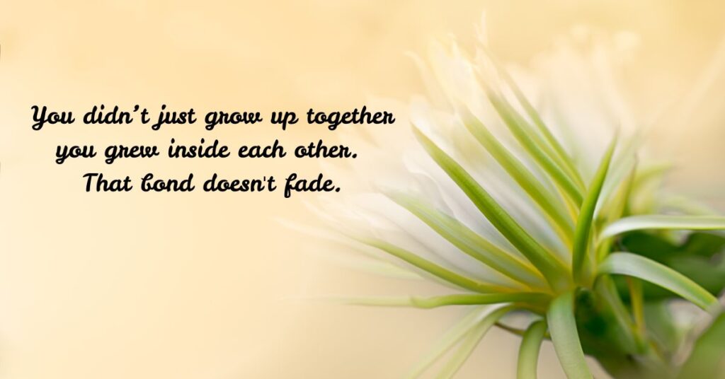 Comforting Words For Loss Of A Sibling