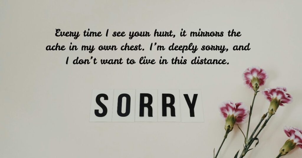 Emotional Sorry Messages For Her When Words Feel Heavy