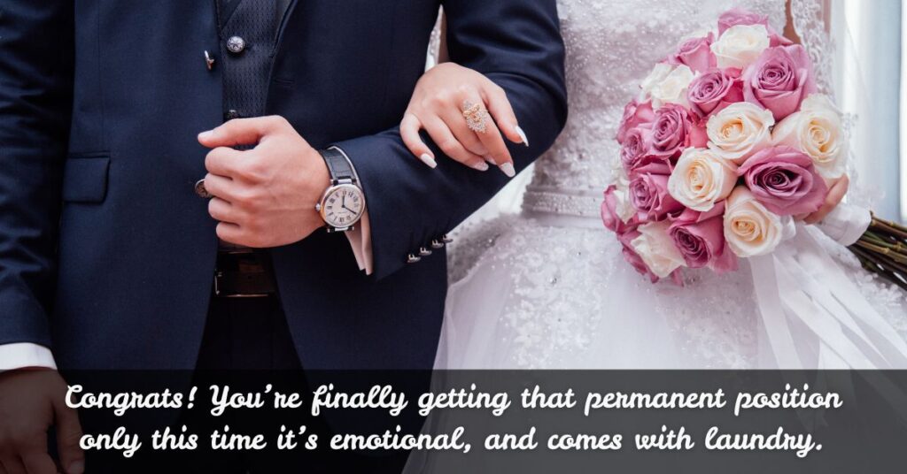 Funny Wedding Wishes for Coworkers