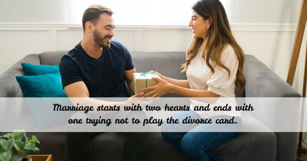 Marriage Is Like a Deck of Cards Sayings