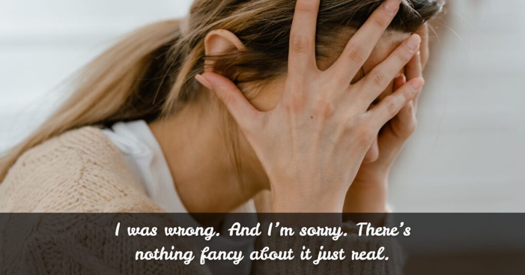 Simple Yet Heart-Touching Sorry Messages