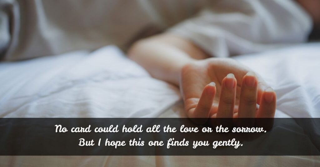 Sympathy Card Message For Widow
