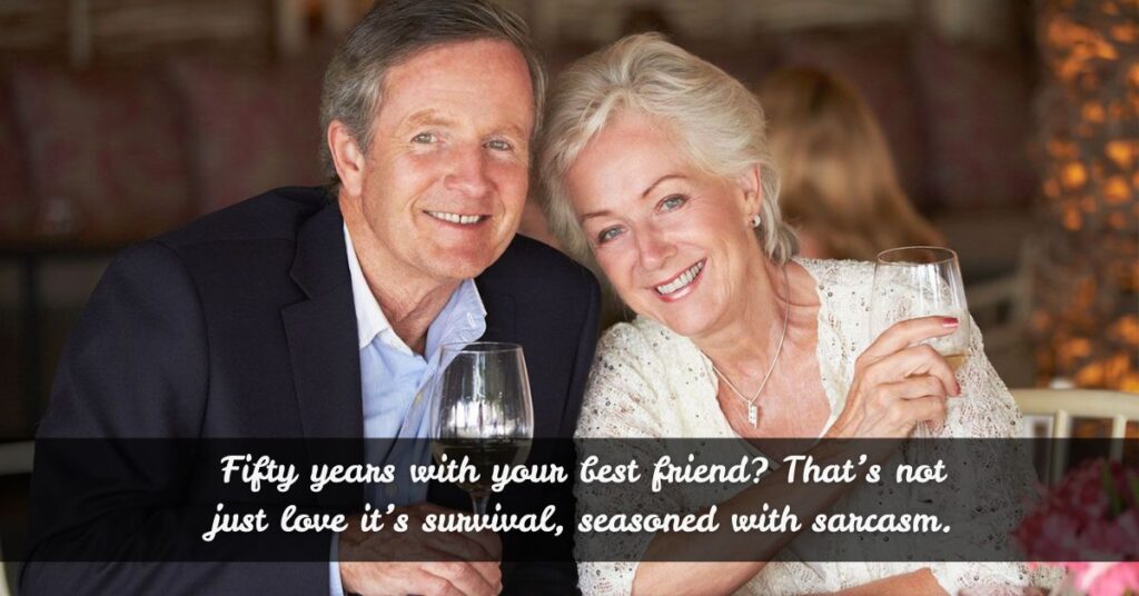 Golden Wedding Anniversary Quotes for Friends