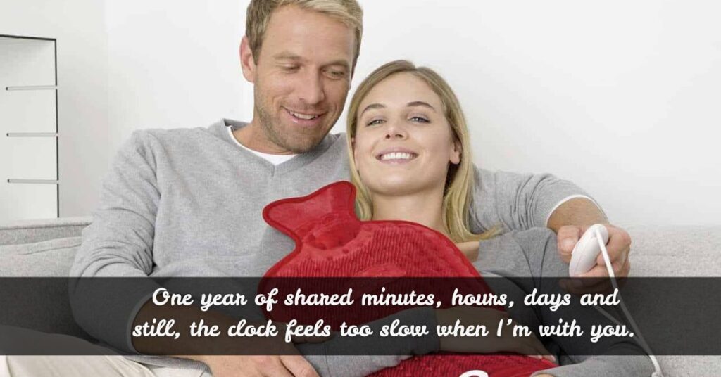 Modern Clock Anniversary Theme Wishes