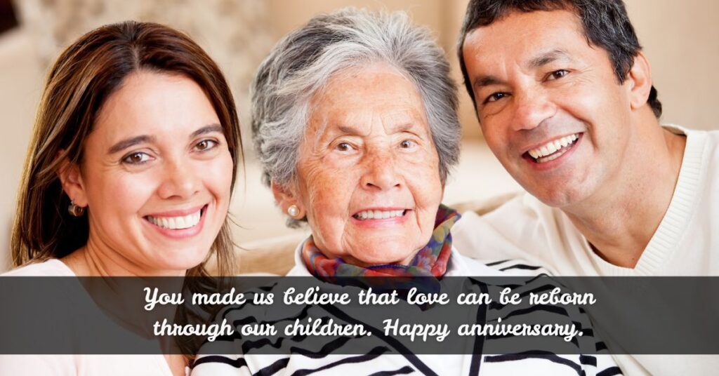 Parents’ Message to Daughter and Son-in-Law on Wedding Anniversary